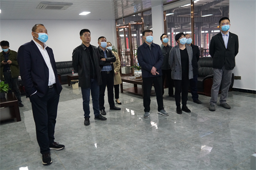 2021-11-20省發(fā)改委來張家界萬眾實業(yè)集團有限公司調(diào)研工作(省辦公室主任夏文斌、市發(fā)改委黨組書記龍維務(wù)）